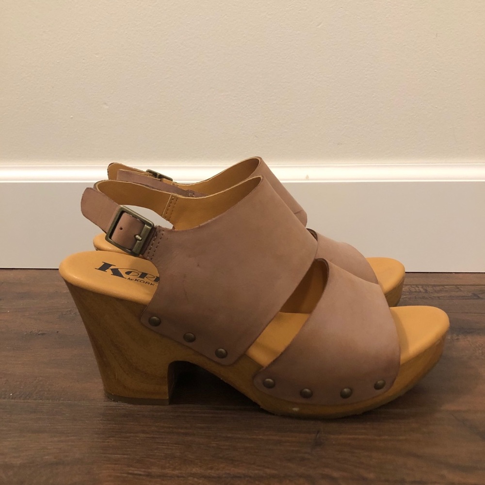 Korks by Kork-Ease Blush Sing Back Platform Sandal